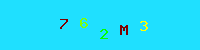 Blue Captcha Image