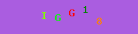 Blue Captcha Image