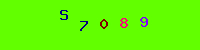Blue Captcha Image