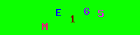 Blue Captcha Image