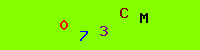 Blue Captcha Image