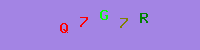 Blue Captcha Image