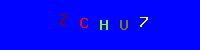 Blue Captcha Image