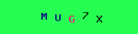 Blue Captcha Image