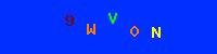 Blue Captcha Image