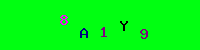 Blue Captcha Image