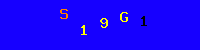 Blue Captcha Image