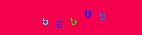 Blue Captcha Image