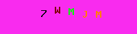 Blue Captcha Image