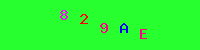 Blue Captcha Image