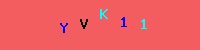 Blue Captcha Image