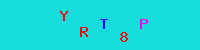 Blue Captcha Image