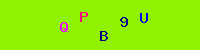 Blue Captcha Image