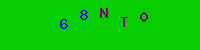 Blue Captcha Image