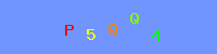 Blue Captcha Image