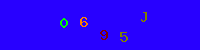 Blue Captcha Image