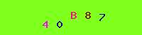 Blue Captcha Image