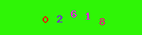Blue Captcha Image