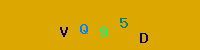 Blue Captcha Image
