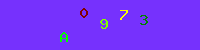 Blue Captcha Image
