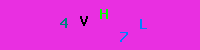 Blue Captcha Image