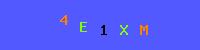 Blue Captcha Image