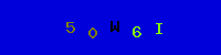Blue Captcha Image