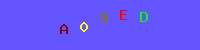 Blue Captcha Image