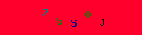 Blue Captcha Image