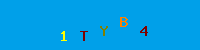 Blue Captcha Image