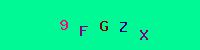 Blue Captcha Image