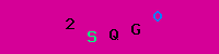 Blue Captcha Image