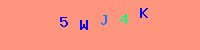 Blue Captcha Image