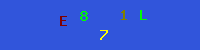 Blue Captcha Image
