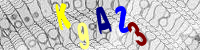 Blue Captcha Image