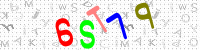 Blue Captcha Image