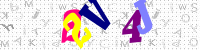 Blue Captcha Image