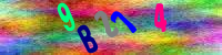 Blue Captcha Image