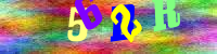 Blue Captcha Image